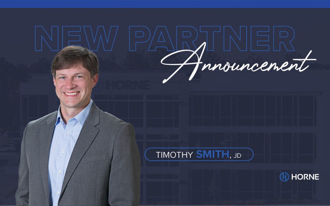 HORNE Board of Directors Admits New Partner